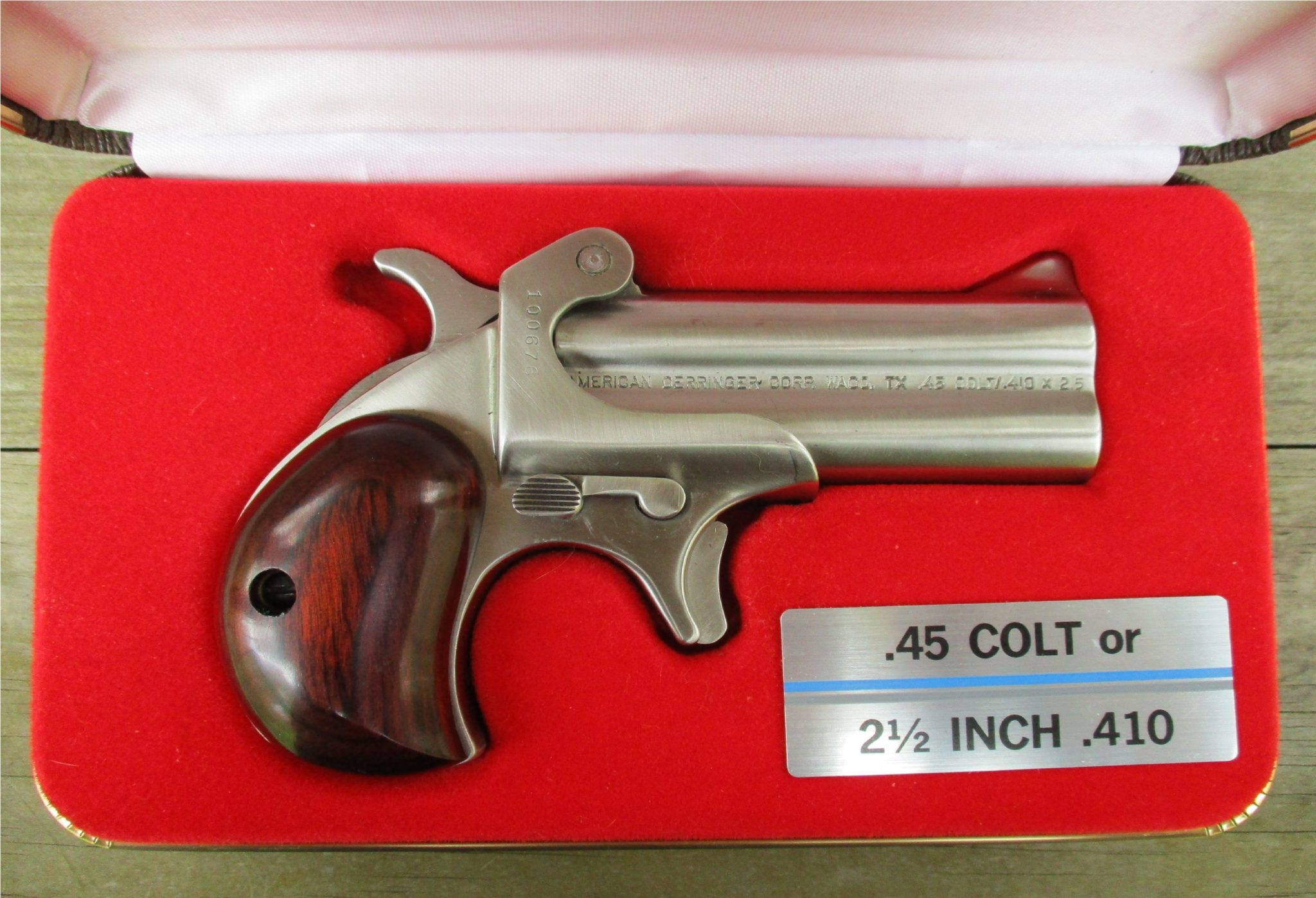 can you shoot 410 out of 45long colt barrel